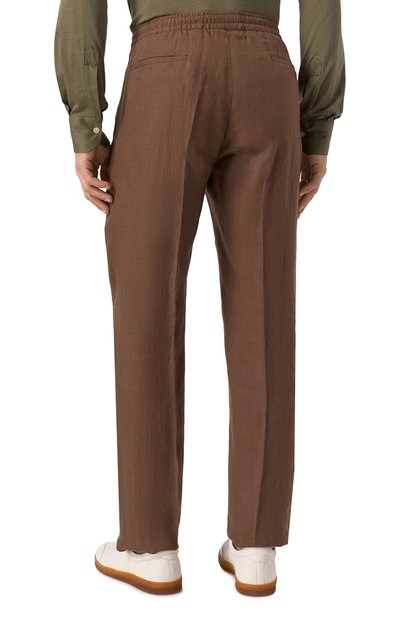 Льняные брюки KITON, арт. UPN01H0928616, фото 4