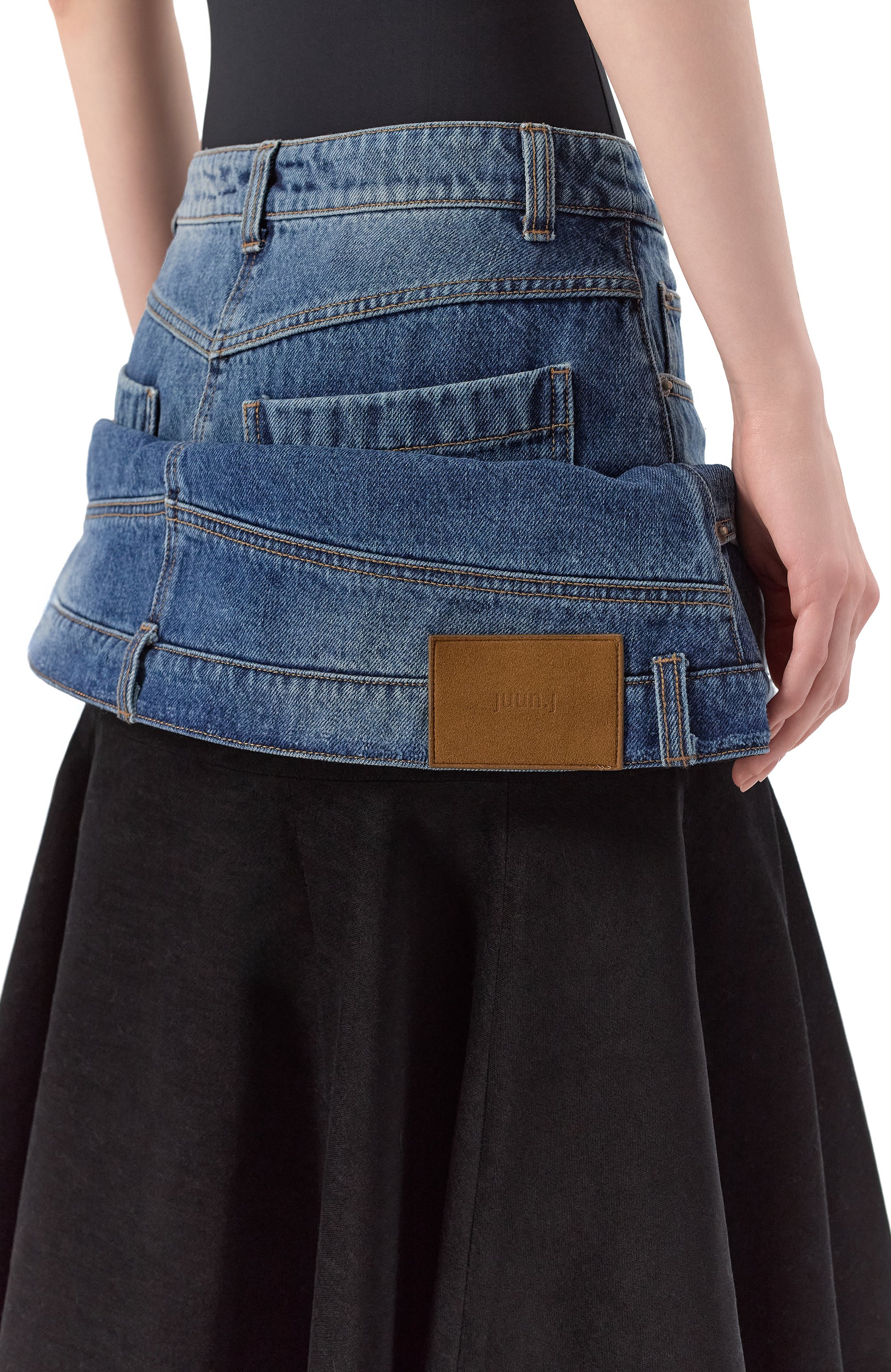 Комбинированная юбка JUUN.J, арт. JW5X27W06, фото 5