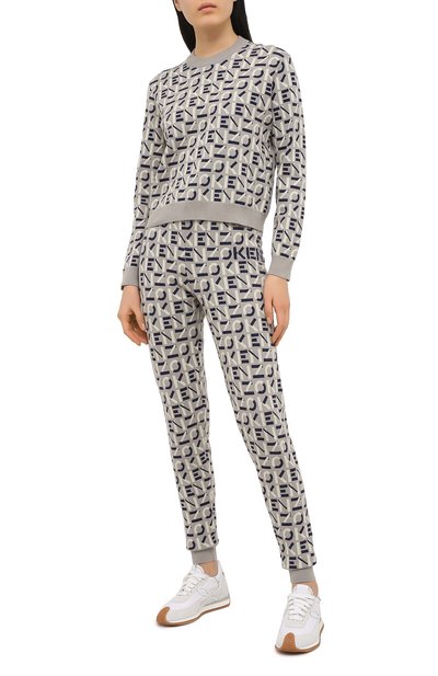Хлопковый пуловер kenzo sport KENZO, арт. FB52PU5323SC, фото 2