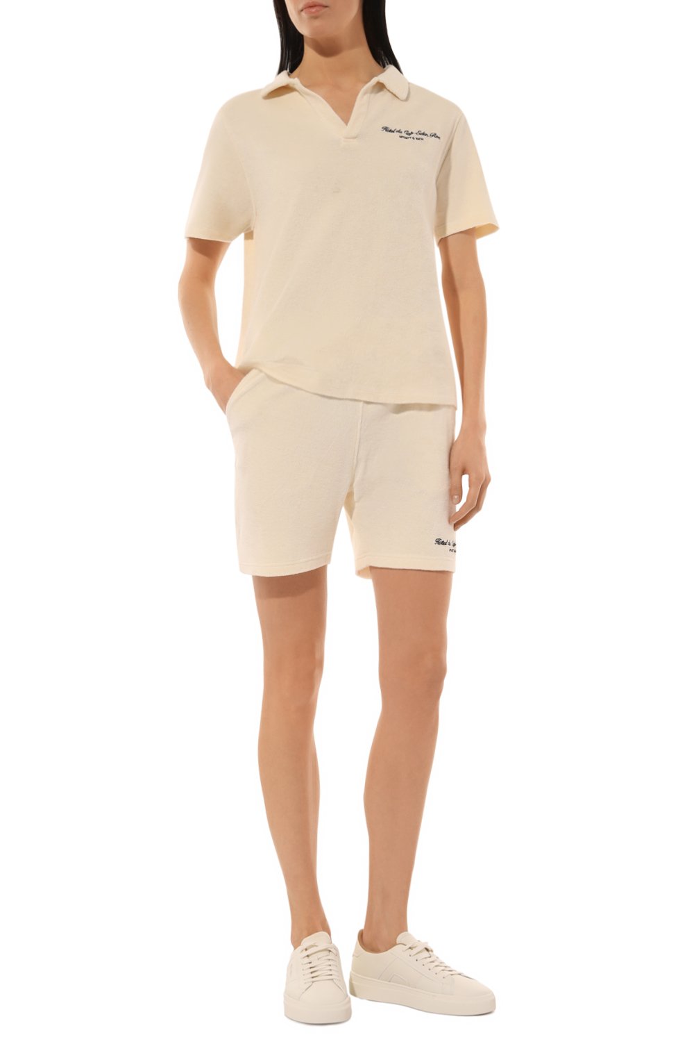 Хлопковые шорты SPORTY AND RICH, арт. SH027501651CR01, фото 2