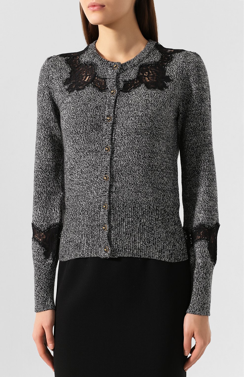 Кардиган из смеси кашемира и хлопка DOLCE & GABBANA, арт. FX534T/JAWQ0, фото 3