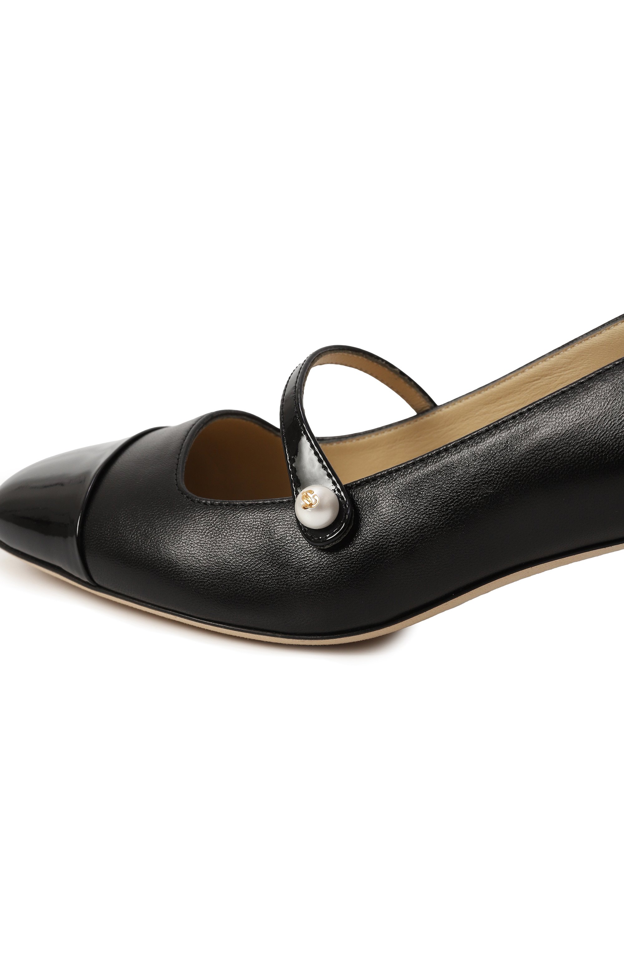 Кожаные туфли elisa 45 JIMMY CHOO, арт. ELISA 45/PTZ, фото 7