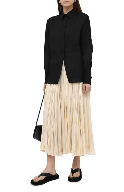 Рубашка из вискозы и шелка JIL SANDER, арт. JSWR605905-WR391900, фото 2