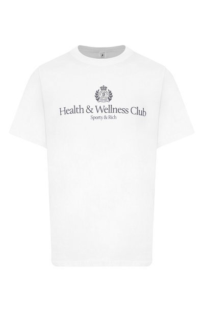 Мужская хлопковая футболка SPORTY AND RICH, арт. T0119710241WH01