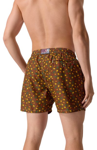 Плавки-шорты MC2 SAINT BARTH коричневого цвета по цене 15850 руб., арт. STBM LIGHTING MICR0 FANTASY/05347H, фото 3 Плавки-шорты MC2 SAINT BARTH, арт. STBM LIGHTING MICR0 FANTASY/05347H, фото 3