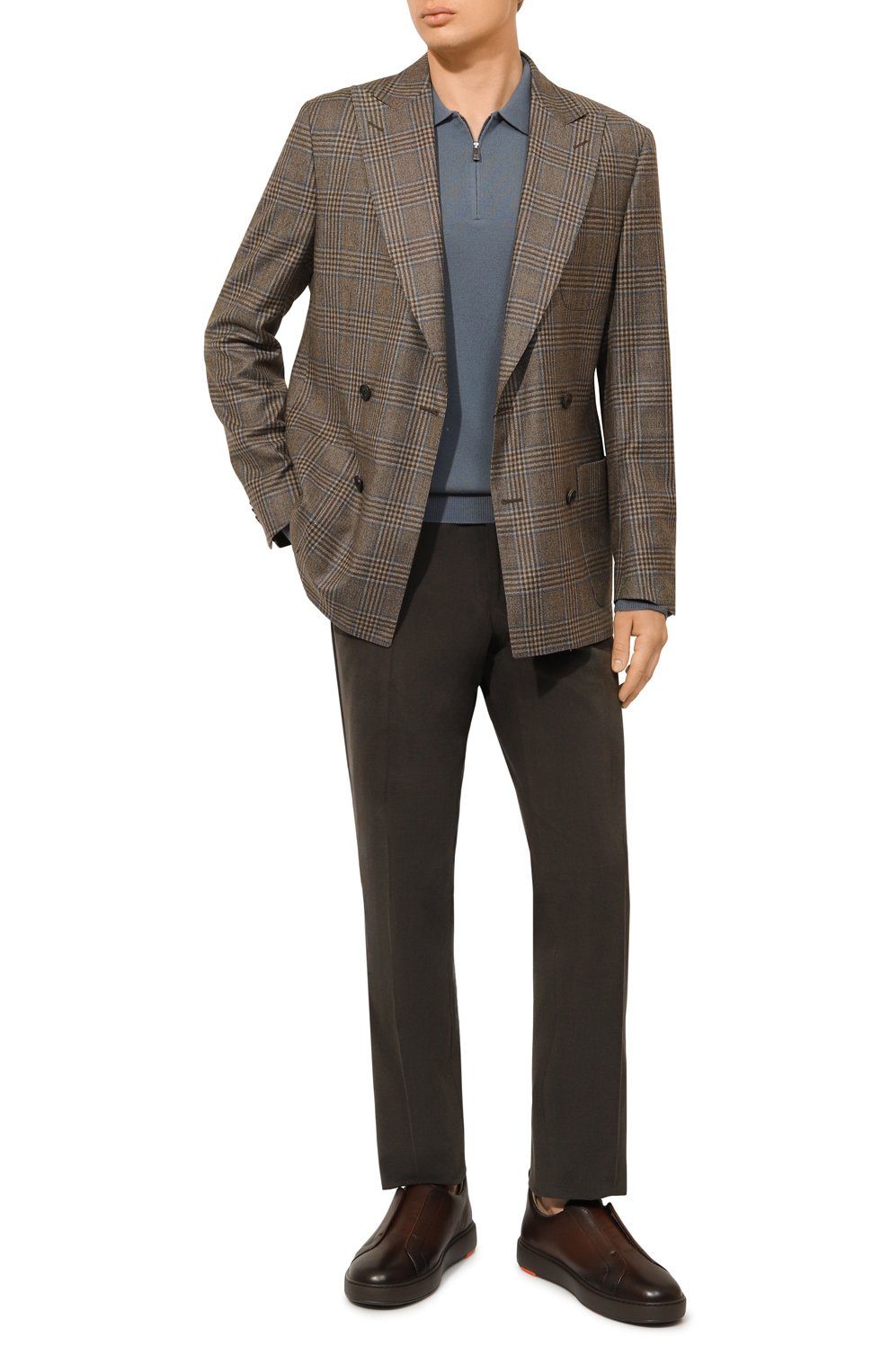 Хлопковые брюки CORNELIANI, арт. 944B01-9418503, фото 2