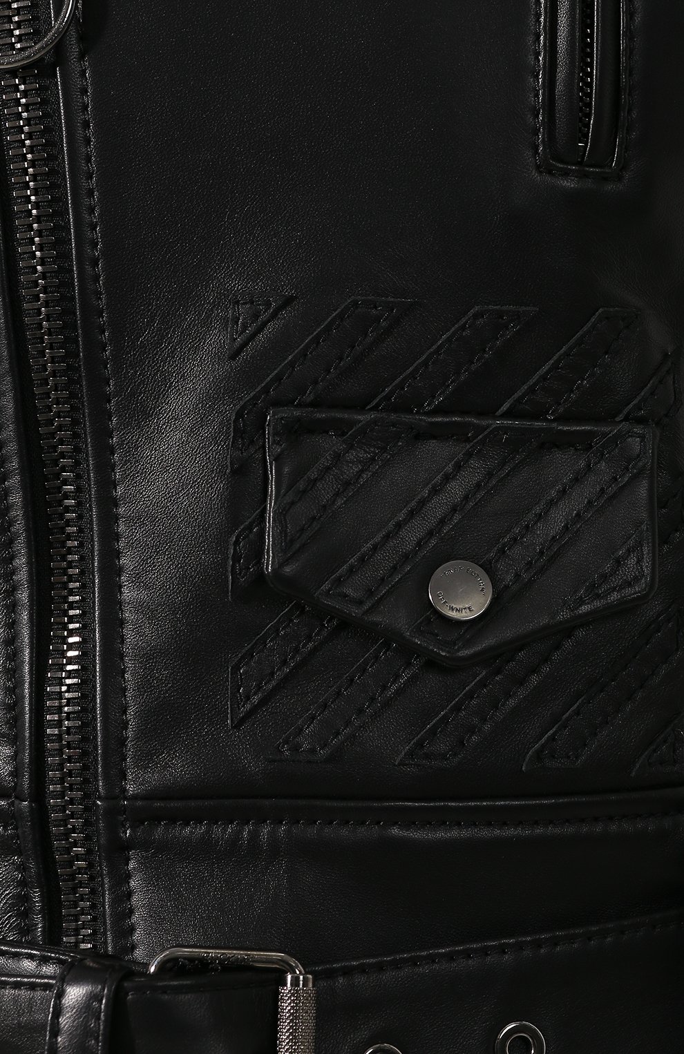 Кожаная куртка OFF-WHITE, арт. 0WJG002R197790581001, фото 5