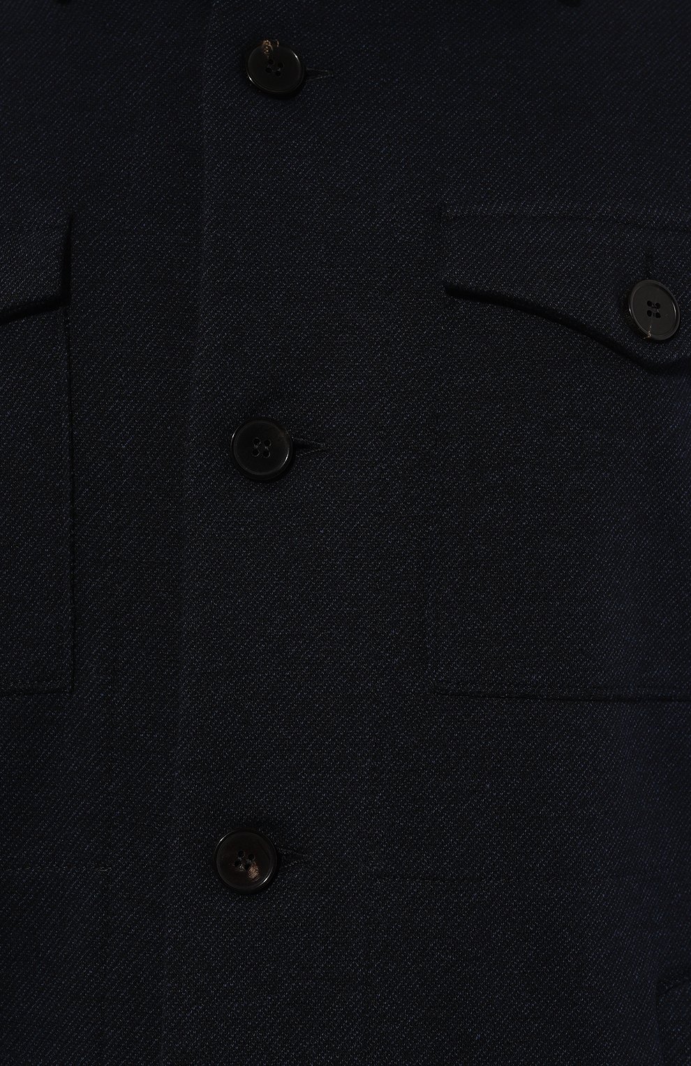 Куртка-рубашка из хлопка и шерсти HARRIS WHARF LONDON темно-синего цвета по цене 55850 руб., арт. C9320MTF, фото 5 Куртка-рубашка из хлопка и шерсти HARRIS WHARF LONDON, арт. C9320MTF, фото 5