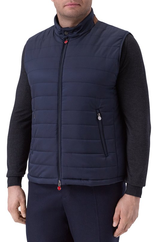 Утепленный жилет Kiton UW2195V0422H02/62-68 Синий  UW2195V0422H02/62-68 Фото 3