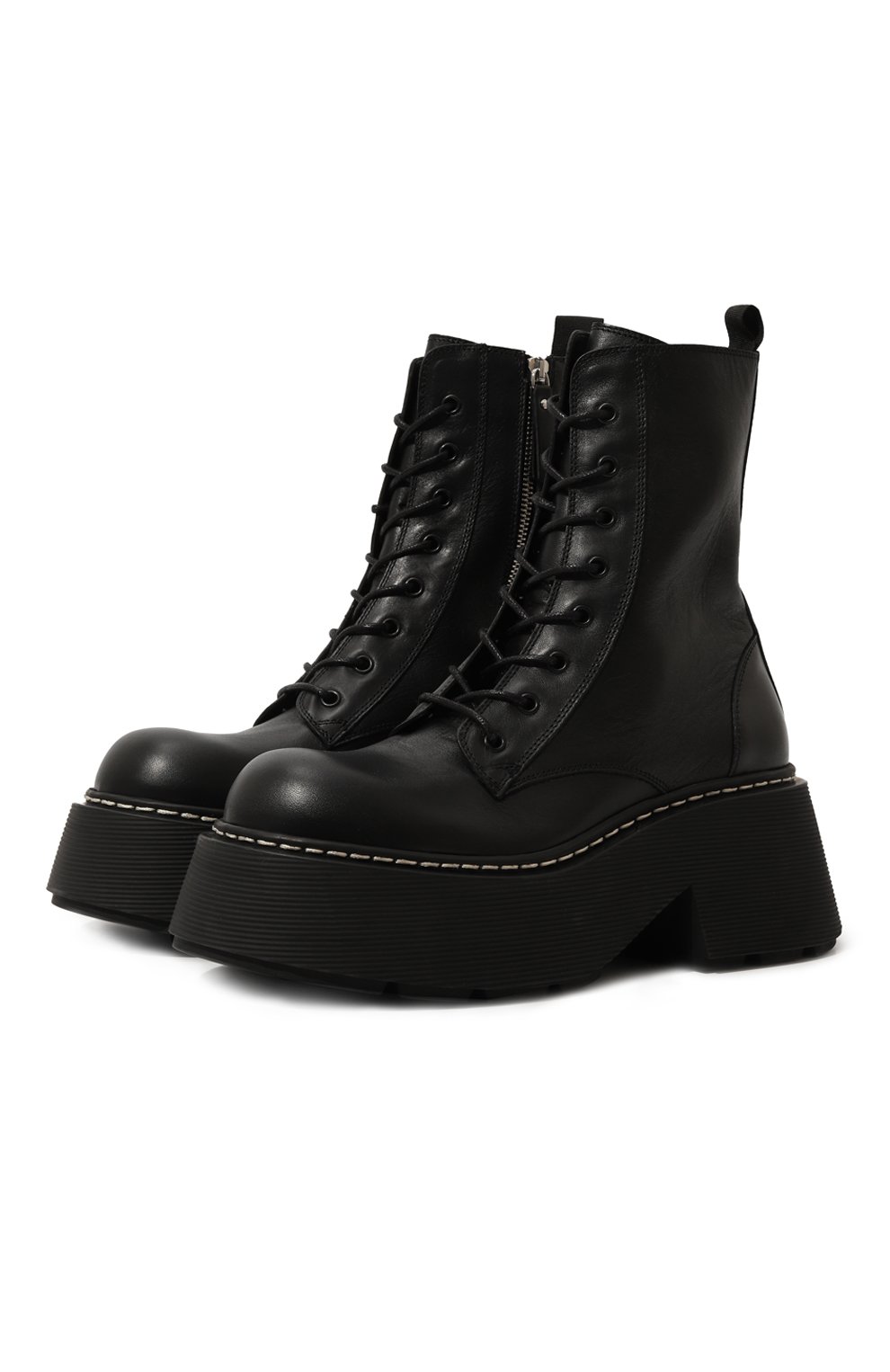 Кожаные ботинки VIC MATIE, арт. 1D7700D_D30BL2BP90, фото 1