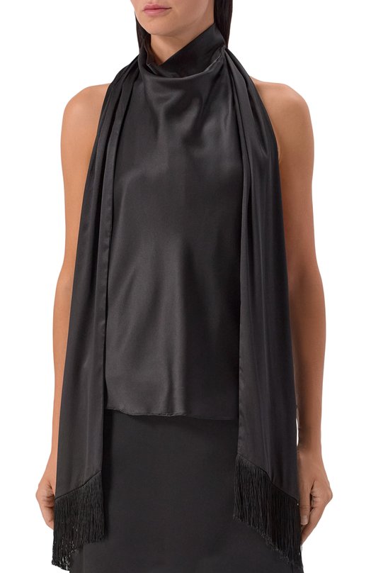 Атласный топ Nina Ricci 25ACT0022/VI0530 Чёрный  25ACT0022/VI0530 Фото 3