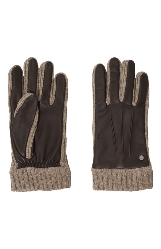 Комбинированные перчатки Roeckl 13012-585 Коричневый  13012-585 Фото 2