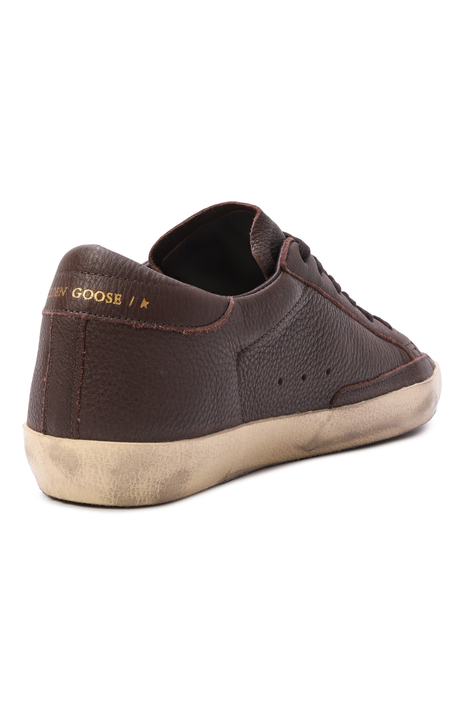 Кожаные кеды super-star GOLDEN GOOSE DELUXE BRAND, арт. GWF00101.F008887, фото 5