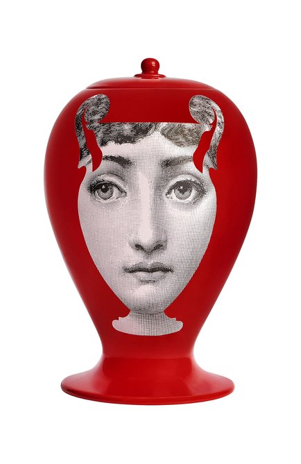 Ваза sagome di vasi FORNASETTI красного цвета, арт. F0R-10571 | Фото 2 (Региональные ограничения белый список (Axapta Mercury): Не проставлено; Нос: Не проставлено)