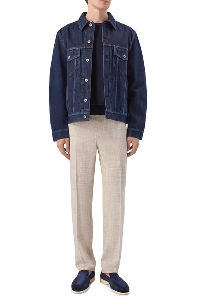 Мужской хлопковый джемпер KITON, арт. UMKXX37K4