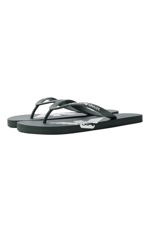 Шлепанцы Emporio Armani XVQS08/XN746 Хаки XVQS08/XN746