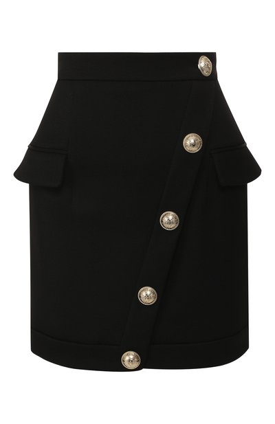 Женская шерстяная юбка BALMAIN, арт. SF14087/W028