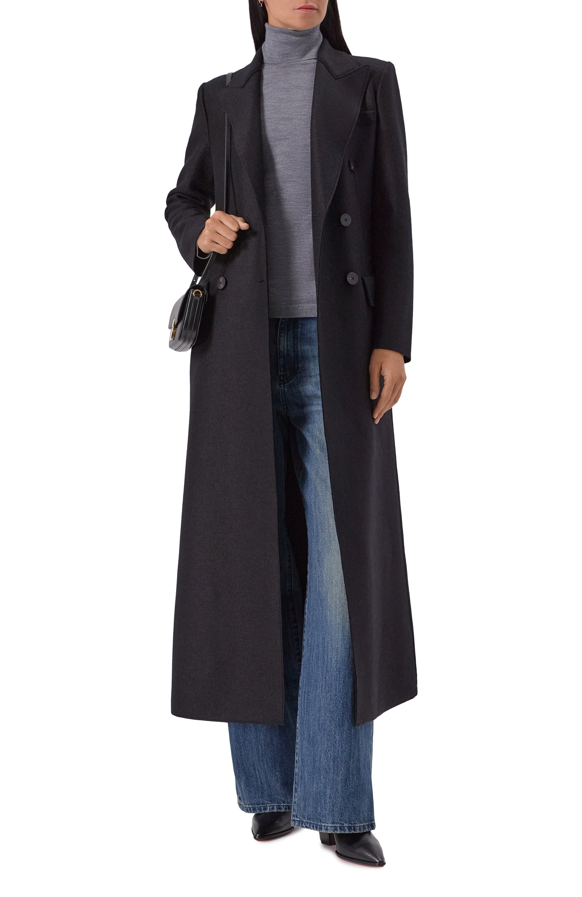 Шерстяное пальто HARRIS WHARF LONDON черного цвета по цене 135000 руб., арт. AA1604MLK, фото 2 Шерстяное пальто HARRIS WHARF LONDON, арт. AA1604MLK, фото 2