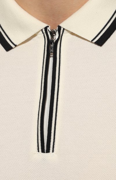 Хлопковое поло LORO PIANA кремового цвета по цене 68500 руб., арт. FAI0736, фото 5 Хлопковое поло LORO PIANA, арт. FAI0736, фото 5