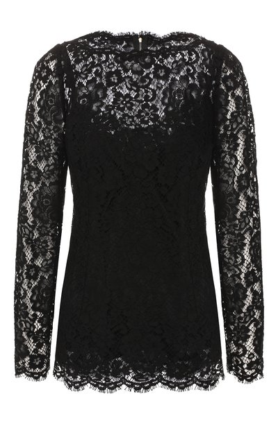 Кружевной топ DOLCE & GABBANA, арт. F7U31T/HLMCK, фото 1
