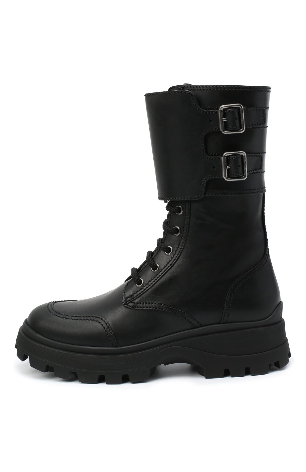 Кожаные ботинки MIU MIU, арт. 5U296D/3KL9, фото 3