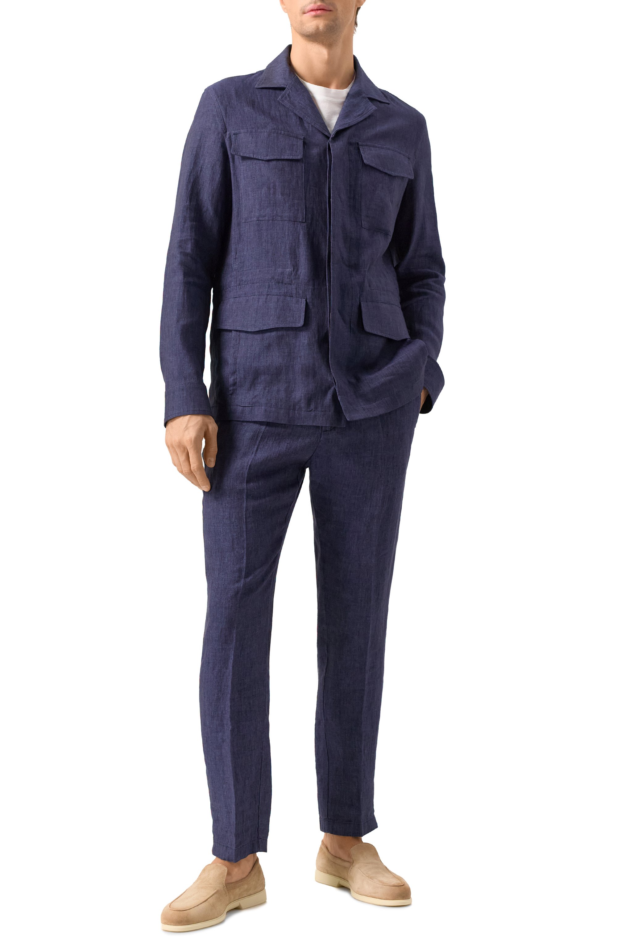 Льняные брюки PAUL&SHARK, арт. 25414041, фото 2