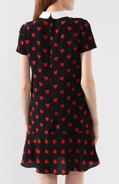 Шелковое платье REDVALENTINO разноцветного цвета по цене 59900 руб., арт. SR3VAH00/4AE, фото 4 Шелковое платье REDVALENTINO, арт. SR3VAH00/4AE, фото 4