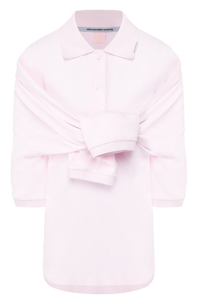 Женское хлопковое поло ALEXANDER WANG, арт. 1CC1201316