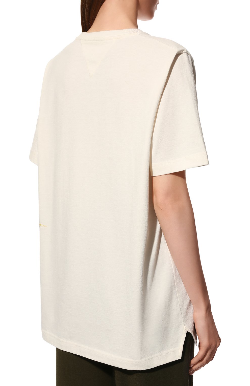 Хлопковая футболка BOTTEGA VENETA, арт. 636861/VF1U0, фото 4