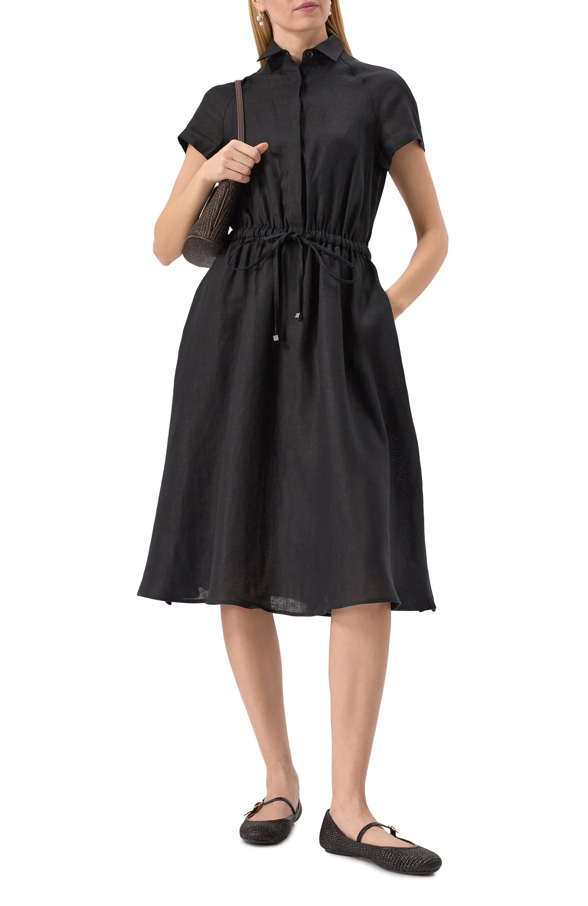 Льняное платье KITON, арт. D51339H0800412, фото 2