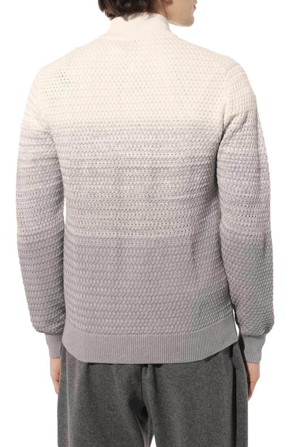 Кардиган из хлопка и шелка CORNELIANI, арт. 91M560-3125167, фото 4