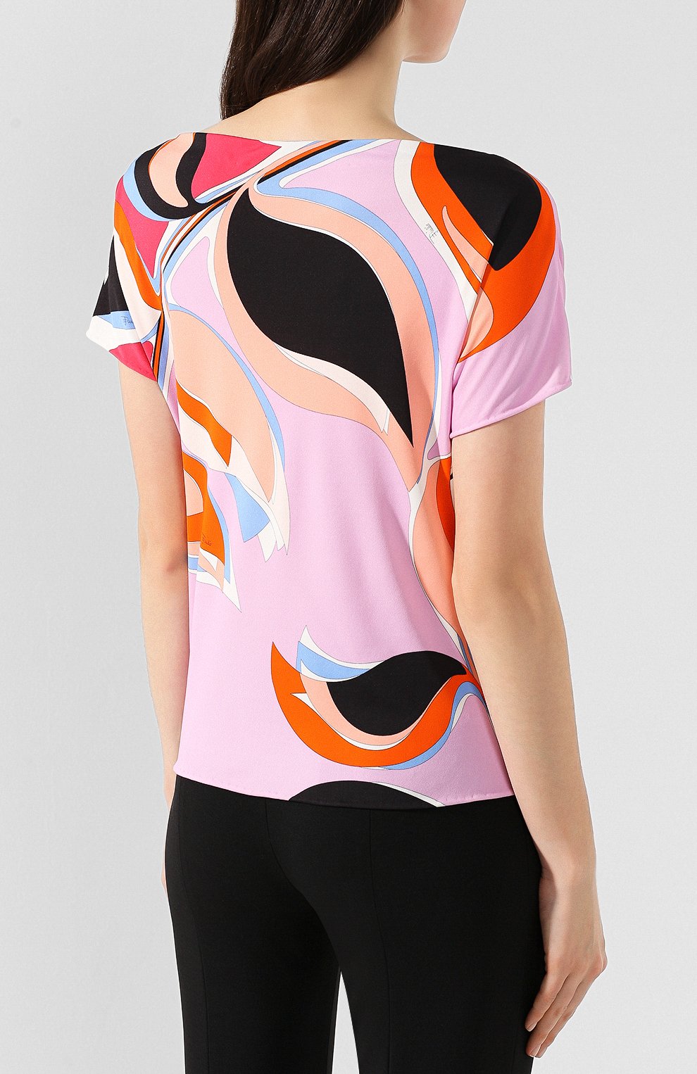 Топ из смеси вискозы и шелка EMILIO PUCCI, арт. 0EJN35/0E727, фото 4