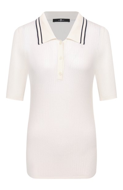 Женское поло из вискозы 7 FOR ALL MANKIND, арт. 7NAX0H03-3JC