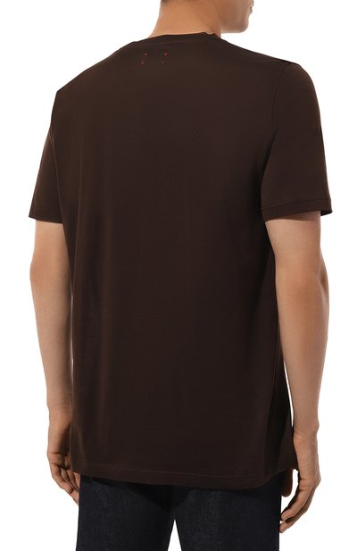 Хлопковая футболка KITON, арт. UMK049035HE, фото 4