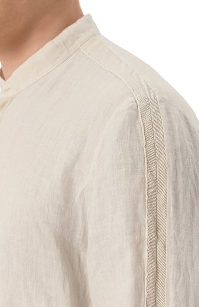 Льняная рубашка TRANSIT, арт. CFUTRZV311, фото 5