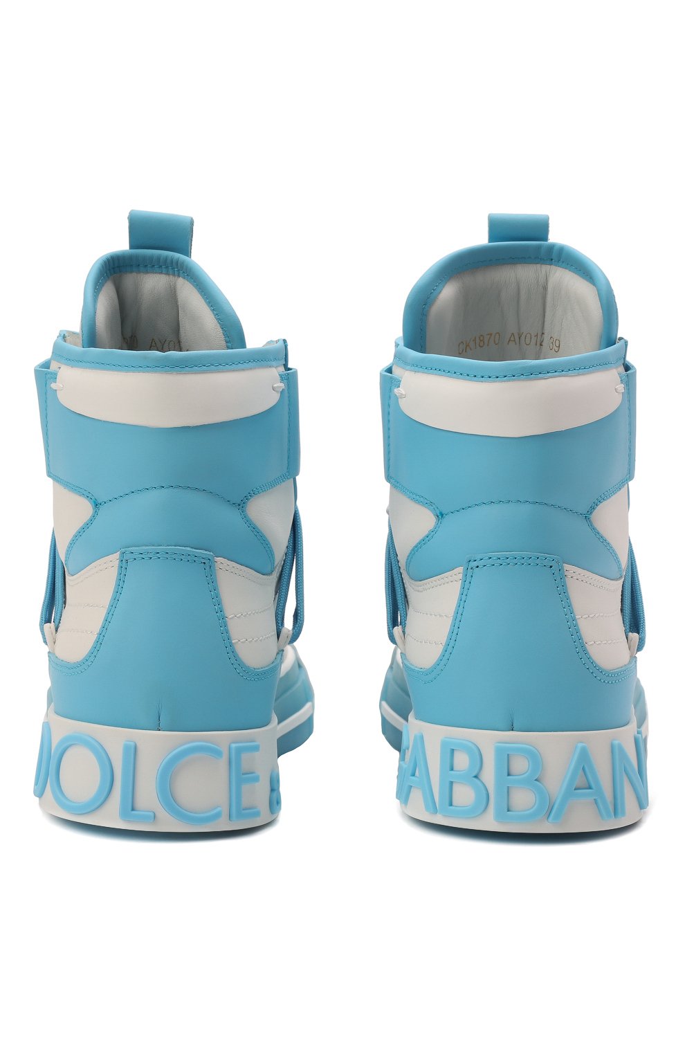 Кожаные кеды custom 2.zero DOLCE & GABBANA, арт. CK1870/AY012, фото 7