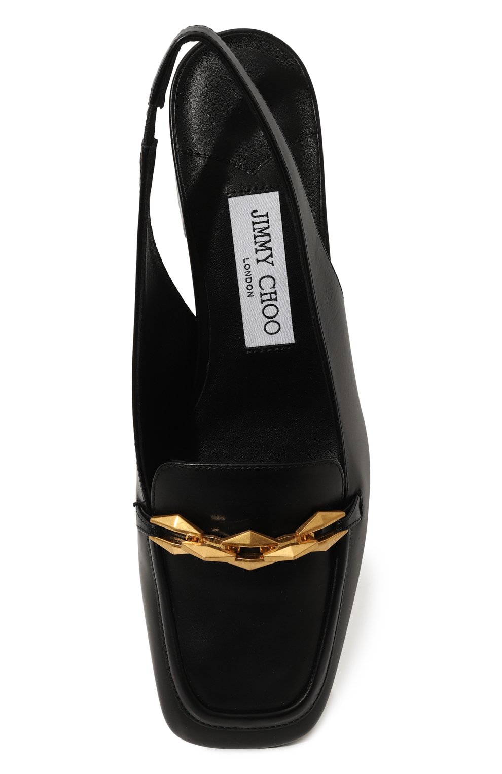 Кожаные туфли diamond tilda JIMMY CHOO черного цвета по цене 76900 руб., арт. DIAM0ND TILDA SB 45/CLF, фото 6 Кожаные туфли diamond tilda JIMMY CHOO, арт. DIAM0ND TILDA SB 45/CLF, фото 6