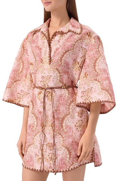 Льняное платье ZIMMERMANN, арт. 5810DRS263, фото 3