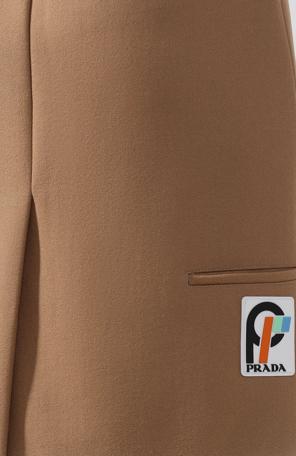 Шерстяная юбка с запахом PRADA, арт. P109O-1SDP-F0U41, фото 5