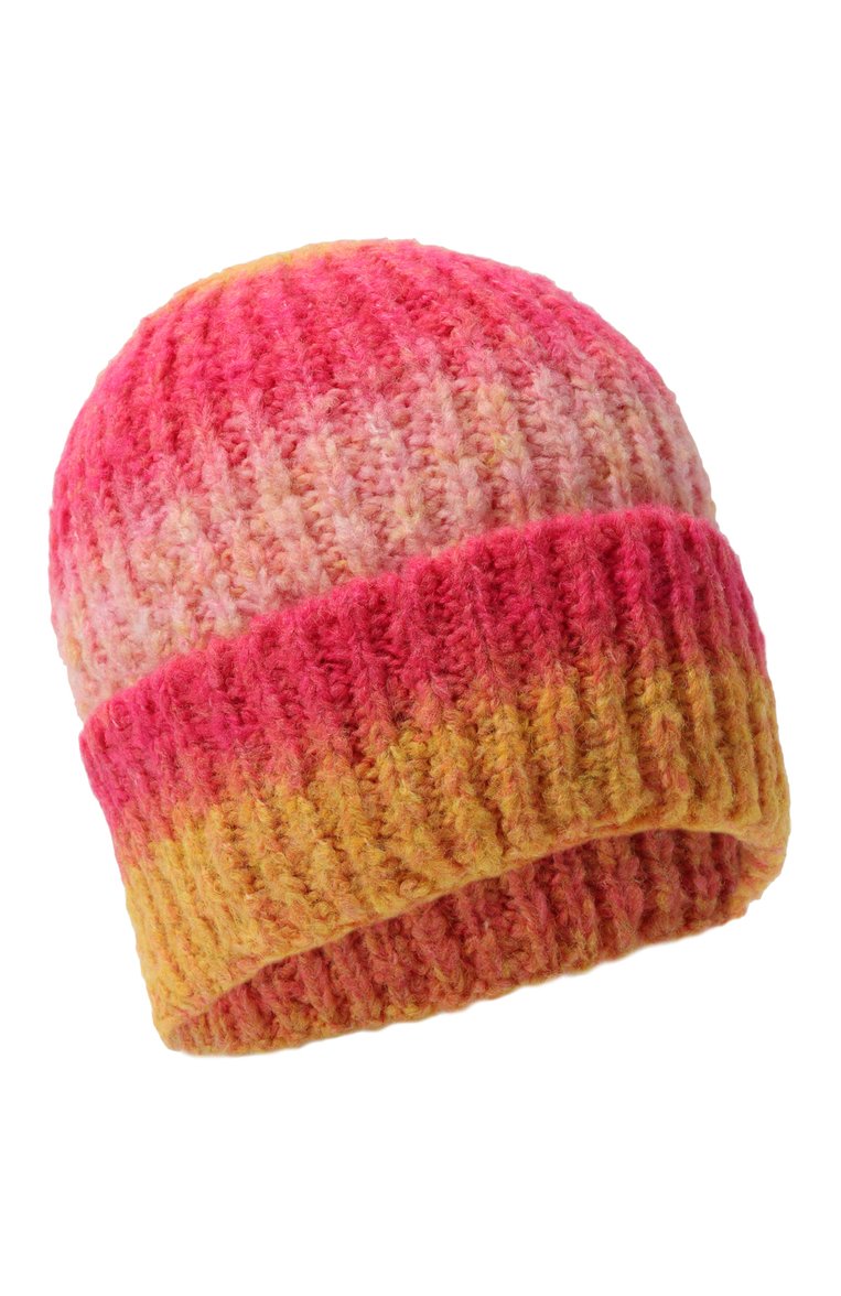 Женская шапка MSGM оранжевого цвета, арт. 3541MDL09/237760 | Фото 1 (Материал: Текстиль, Синтетический материал; Материал сплава: Проставлено; Нос: Не проставлено)