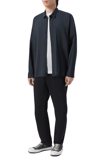 Рубашка из хлопка и льна TRANSIT, арт. CFUTRCW320, фото 2