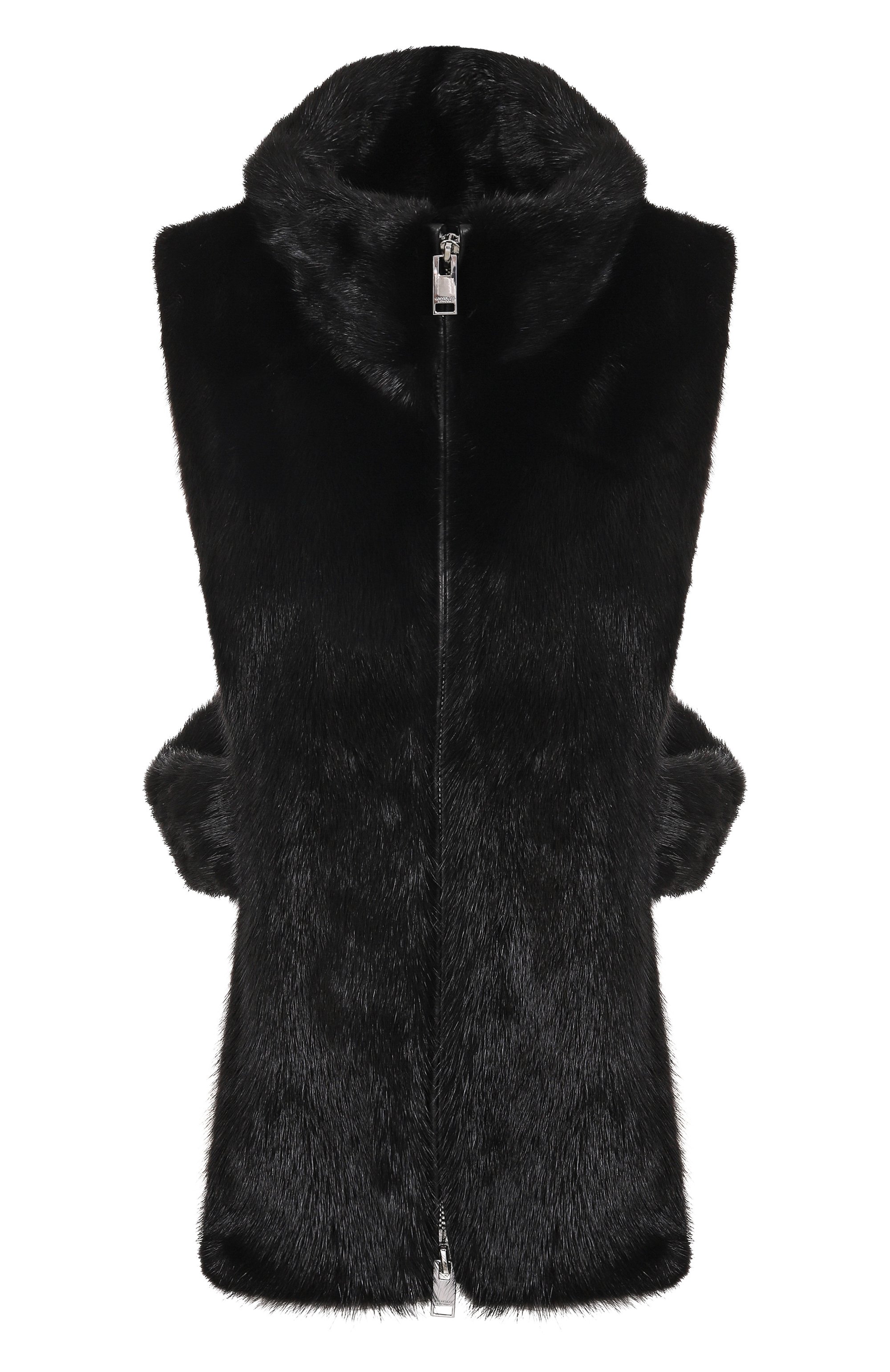 Жилет из норки JACOB LEE черного цвета по цене 480500 руб., арт. WMV2092AW25B, фото 1 Жилет из норки JACOB LEE, арт. WMV2092AW25B, фото 1
