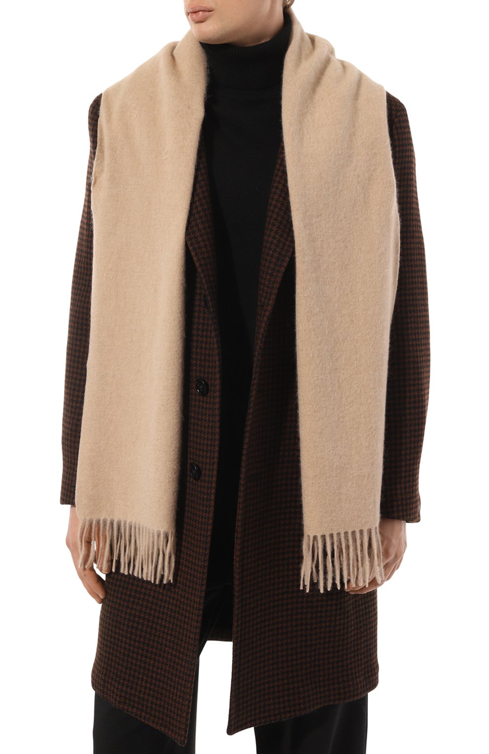 Шарф с отделкой из кожи аллигатора ZILLI, арт. SWF001M0310VBLE00N004, фото 2