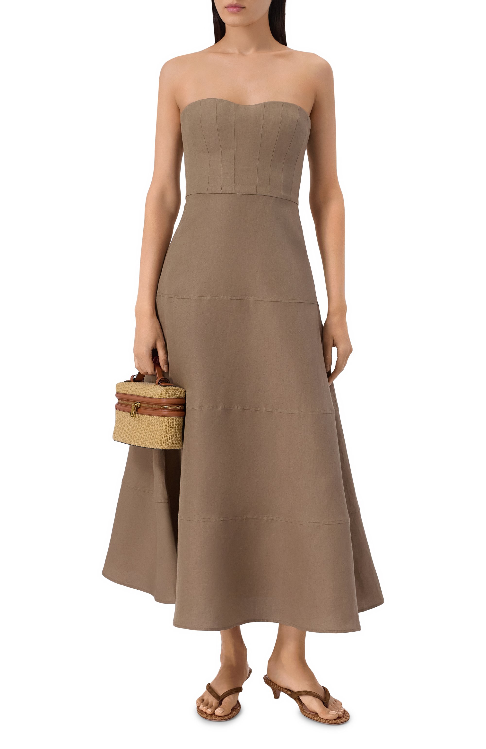 Платье изо льна и шелка MVST, арт. M26.2PW.D024/F123, фото 2