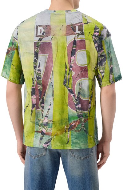 Хлопковая футболка DIESEL, арт. A19648/0HGBY, фото 4