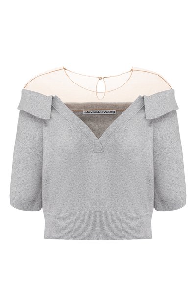 Женский топ из смеси шерсти и вискозы ALEXANDER WANG, арт. 1KC1201104