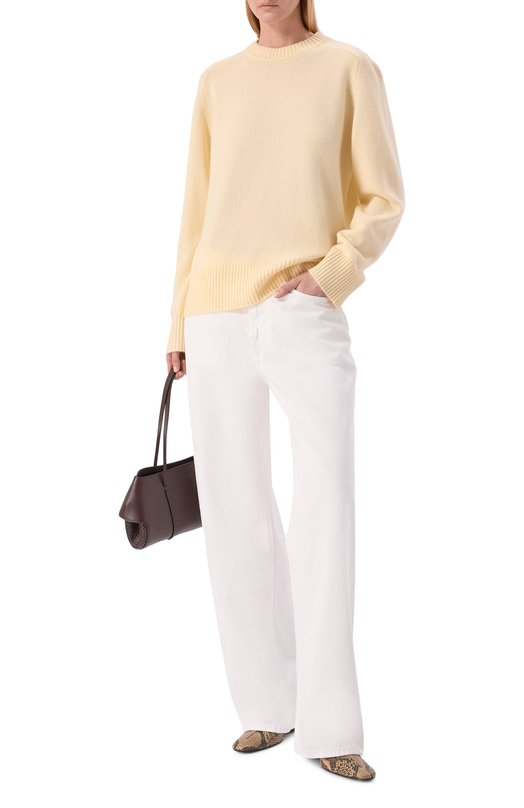 Кашемировый свитер Loulou de Saison BALTRA LDS Жёлтый  BALTRA LDS Фото 2