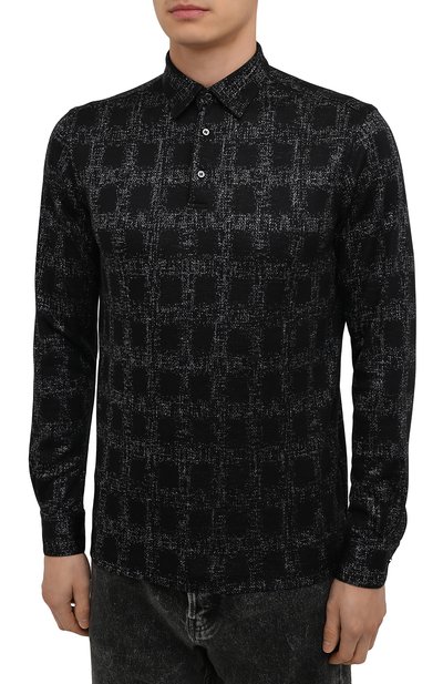 Поло из шерсти и шелка ZILLI SPORT, арт. MFW-66029-000/0003, фото 3