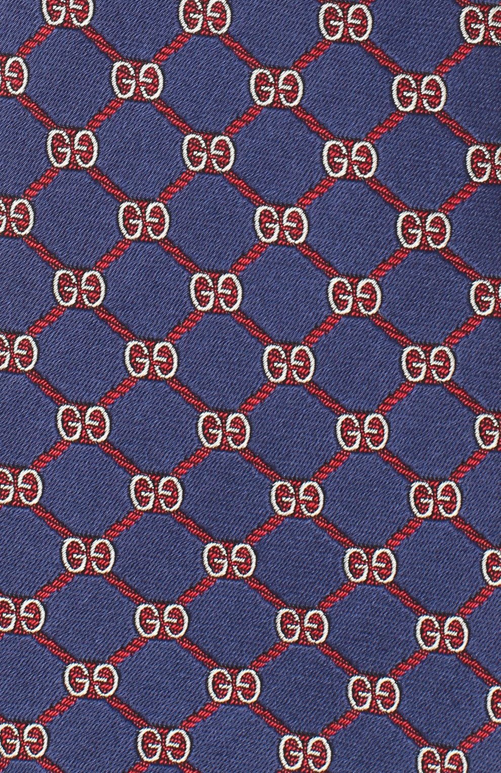 Шелковый галстук GUCCI синего цвета по цене 16600 руб., арт. 625461/4E002, фото 3 Шелковый галстук GUCCI, арт. 625461/4E002, фото 3