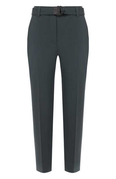 Женские шерстяные брюки BRUNELLO CUCINELLI, арт. MP105P7020
